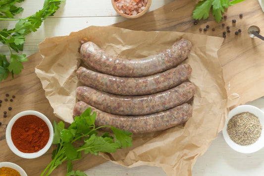 CTO Organic Beef, Garlic & Herb Sausages 450-500g