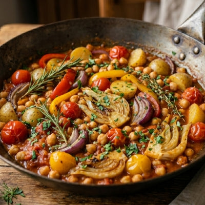 Chickpea, Fennel & Tomato Stew