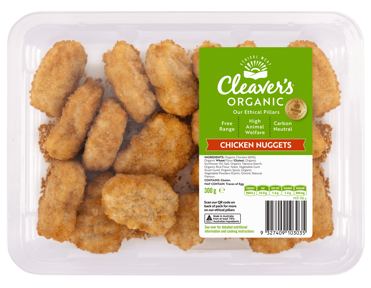 Cleaver's Organic Chicken Nuggets (300g)