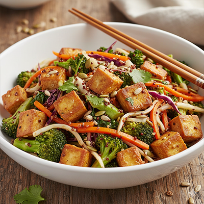 Crispy Tofu & Superfood Stir-fry