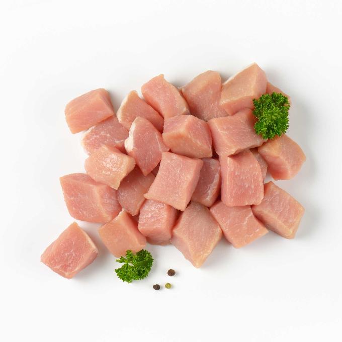 Stir Fry Pork 500g Free Range - Gluten and Preservative Free