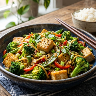 Ginger Tofu & Broccoli Stir-Fry