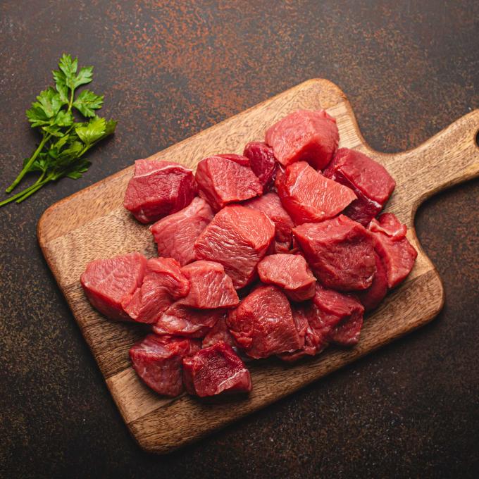 Diced Chuck 500g Grass Fed Beef