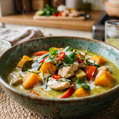 Green Thai Chicken & Pumpkin Curry