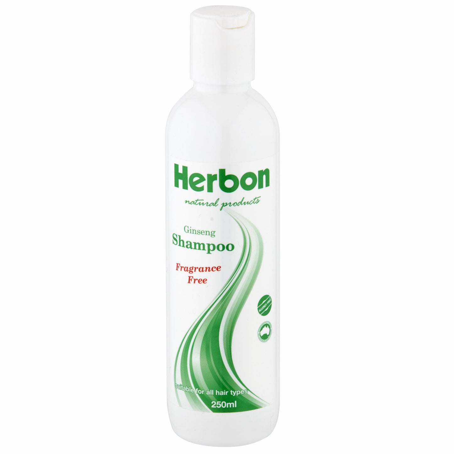 Herbon Ginseng Shampoo Fragrance Free - 250ml