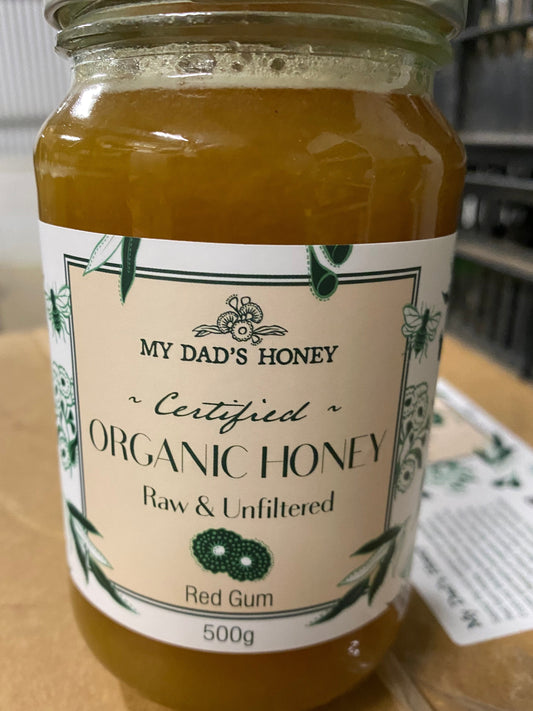 My Dad's Organic Raw Honey 500g