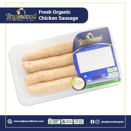 Organic Chicken Sausages 4 per pack