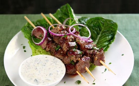 Lamb skewers