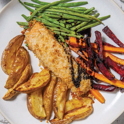 Mediterranean Veggie Tray Bake