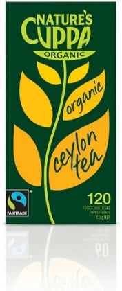 Nature's Cuppa Organic Black Ceylon Tea 60pk