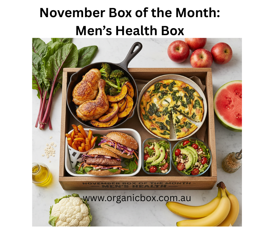 Men's Health Box ** November Box Of The Month ** Recipes and Meal Plan