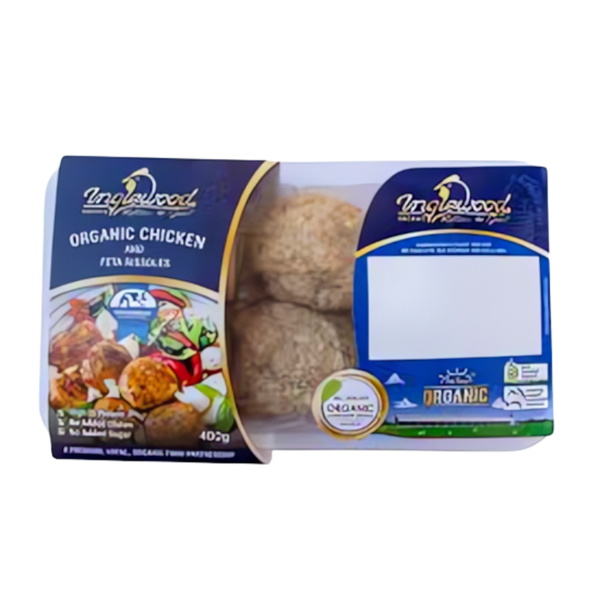 ORGANIC Chicken Feta Rissoles