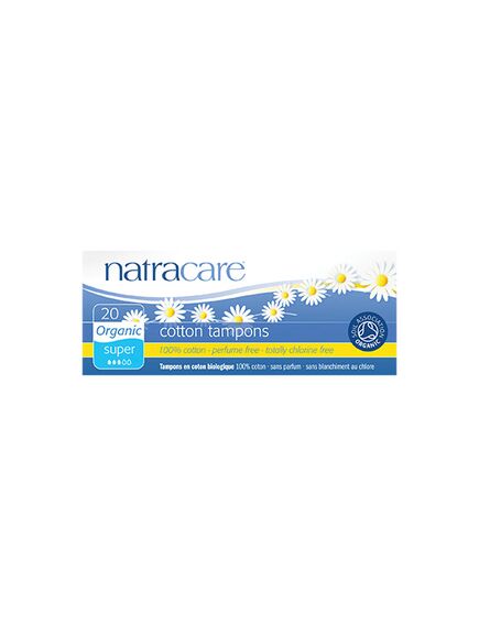 Natracare Organic Tampons Super 20 Pack