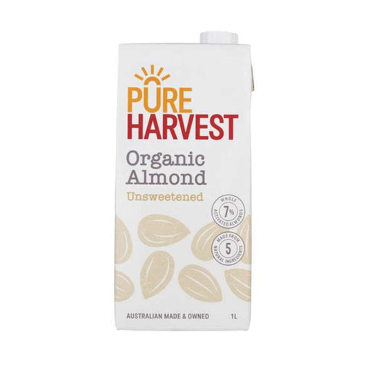 Organic Almond Milk Unsweetened 1L