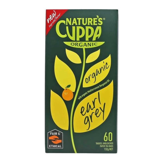 Nature's Cuppa Organic Earl Grey Tea 60pk