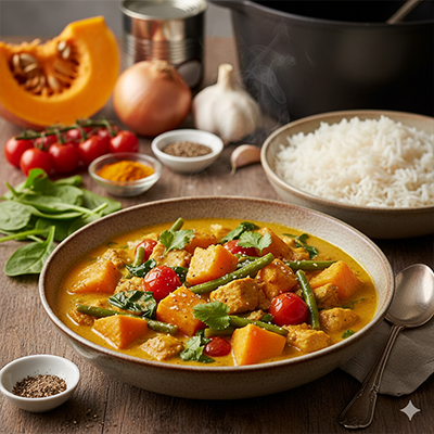  Pumpkin Vegetable Curry