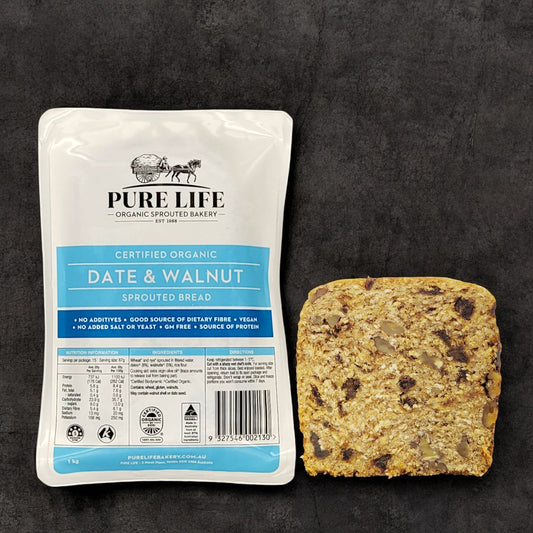 Pure Life Organic Date & Walnut 1.1kg Sprouted Bread