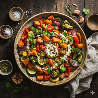 Roasted Veggie Bowl
