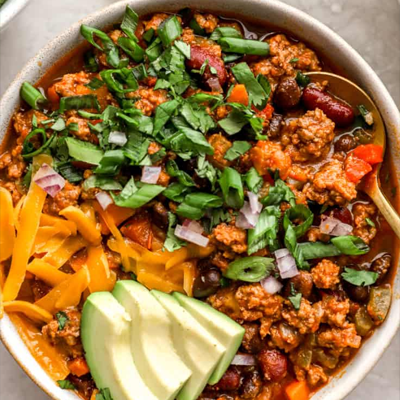 Red Kidney Bean & Beef Chilli
