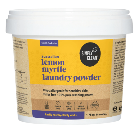 Simply Clean Lemon Myrtle Laundry Powder 1.75kg