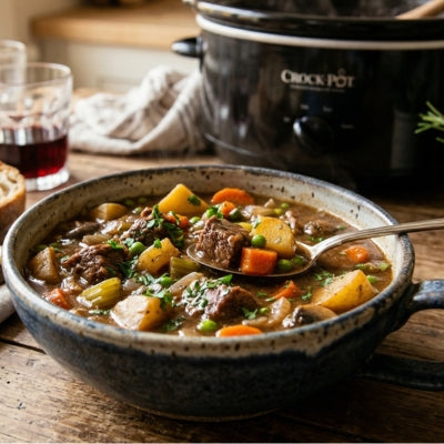 Slow Cooker Beef & Vegetable Stew