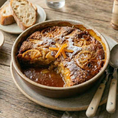 Sticky Orange & Apple Self-Saucing Pudding