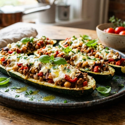 Stuffed Zucchini Boats