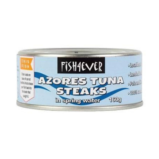Fish4Ever Sustainable Tuna Steaks in Spring Water 160g