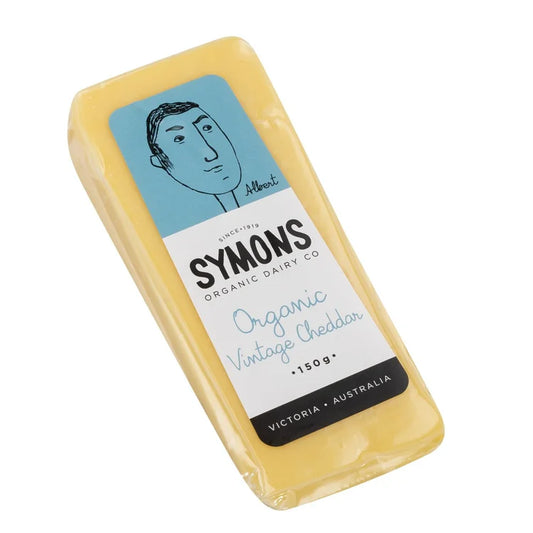 Symonds Organic Dairy Vintage Cheddar 150g