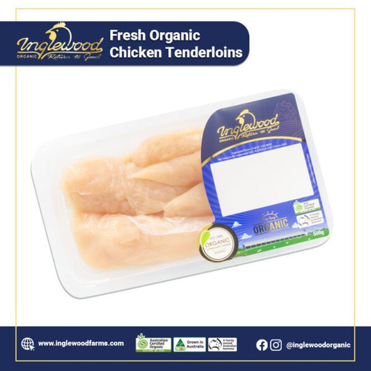 Organic Chicken Tenderloins 440 - 500g
