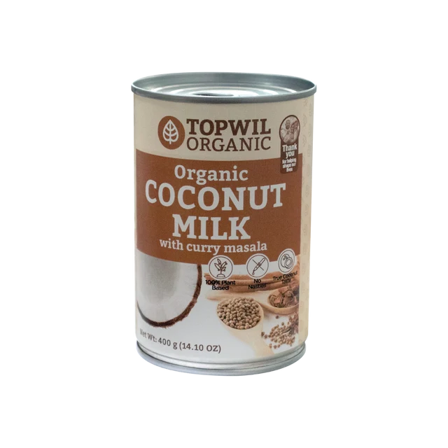 Topwil Organic Coconut Milk Curry Masala 400ml