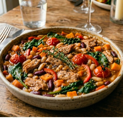 Turkey, Bean & Veggie One-Pot Stew
