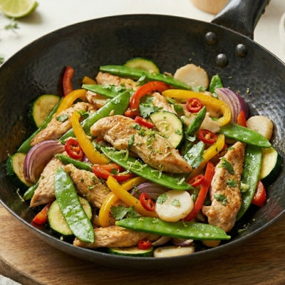 Zesty Chicken & Snow Pea Stir-fry