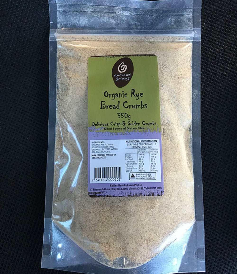 Ancient Grains Rye Bread Crumbs 350g – Organicbox