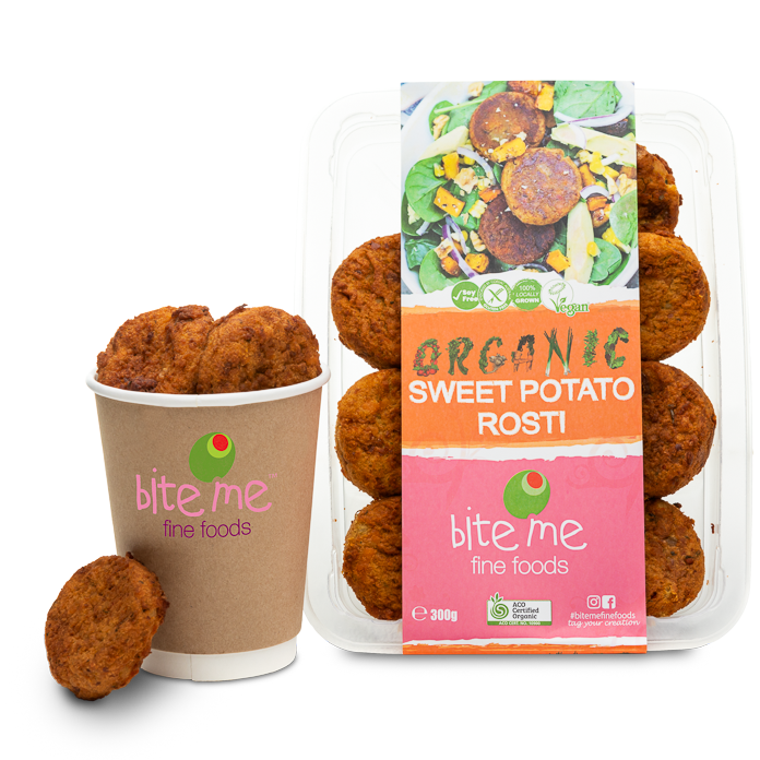 Bite Me Sweet Potato Rostis 300g Organic