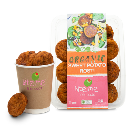 Bite Me Sweet Potato Rostis 300g Organic