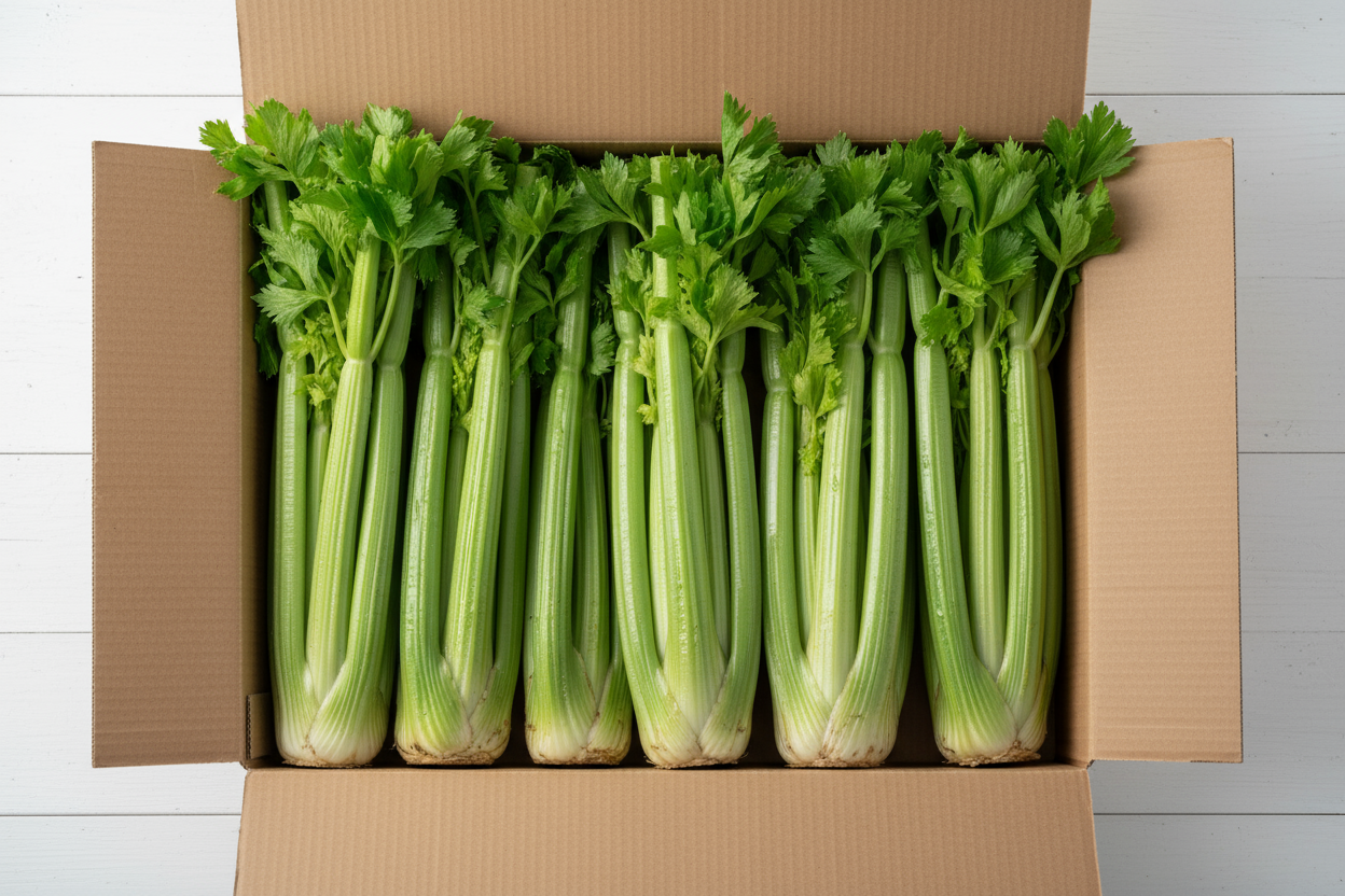 box of 8 celery bunches