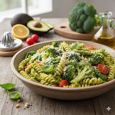 Broccoli And Avocado Pasta