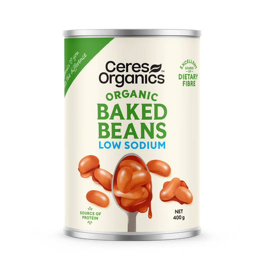 Ceres Organic Low Sodium Baked Beans 400g