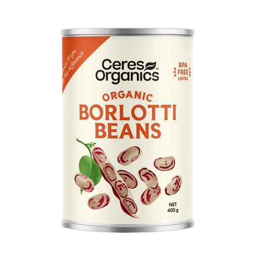 Ceres Organic Borlotti Beans 400g