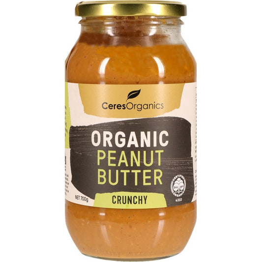 Ceres Organic Crunchy Peanut Butter 700g