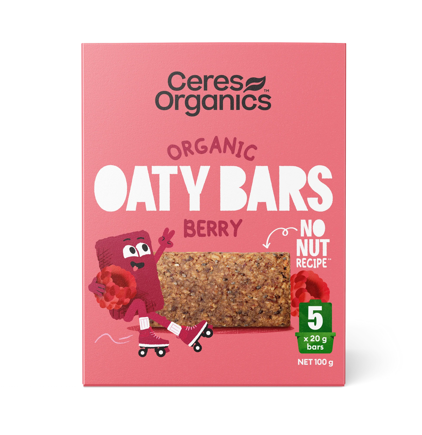 Ceres Organic Oaty Bars - Berry 100g (no nuts)