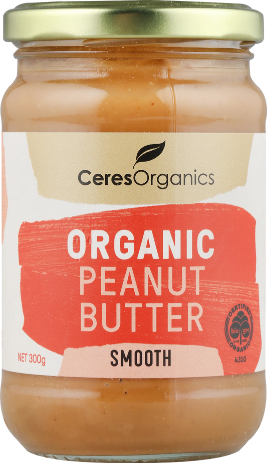 Ceres Organic Smooth Peanut Butter 300g