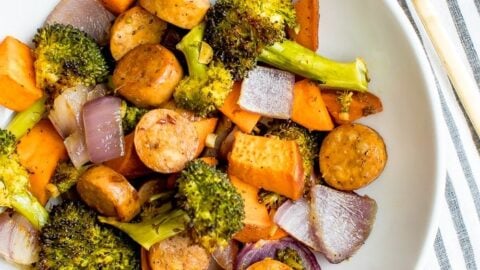 Family Meal - Chicken Sausages with Vegetables