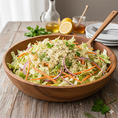 Coleslaw With Tangy Dressing Recipe