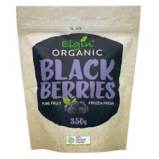 Elgin Organic Blackberries 350g FROZEN