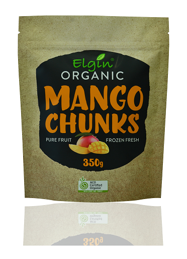 Elgin Organic Mango Chunks 350g FROZEN