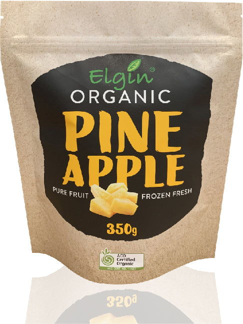 elgin organic pineapple 350g