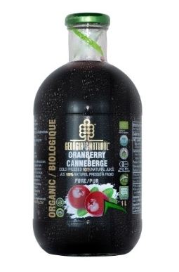 Georgia's Natural Cranberry Juice 1L