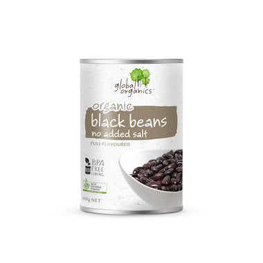 Global Organic Black Beans 400g